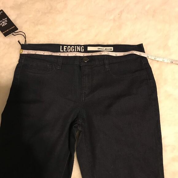 DKNY Jeans Bery Slim Fit Leggings Low Rise NWT Size 4 - Picture 4 of 6